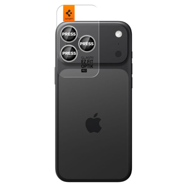 CREATOR: gd-jpeg v1.0 (using IJG JPEG v62), quality = 80 Spigen Optik Pro GLAS.TR ”EZ FIT” Camera Cover 2-pack for iPhone 16 Pro / Max / 17 Pro / Max - Silvereng