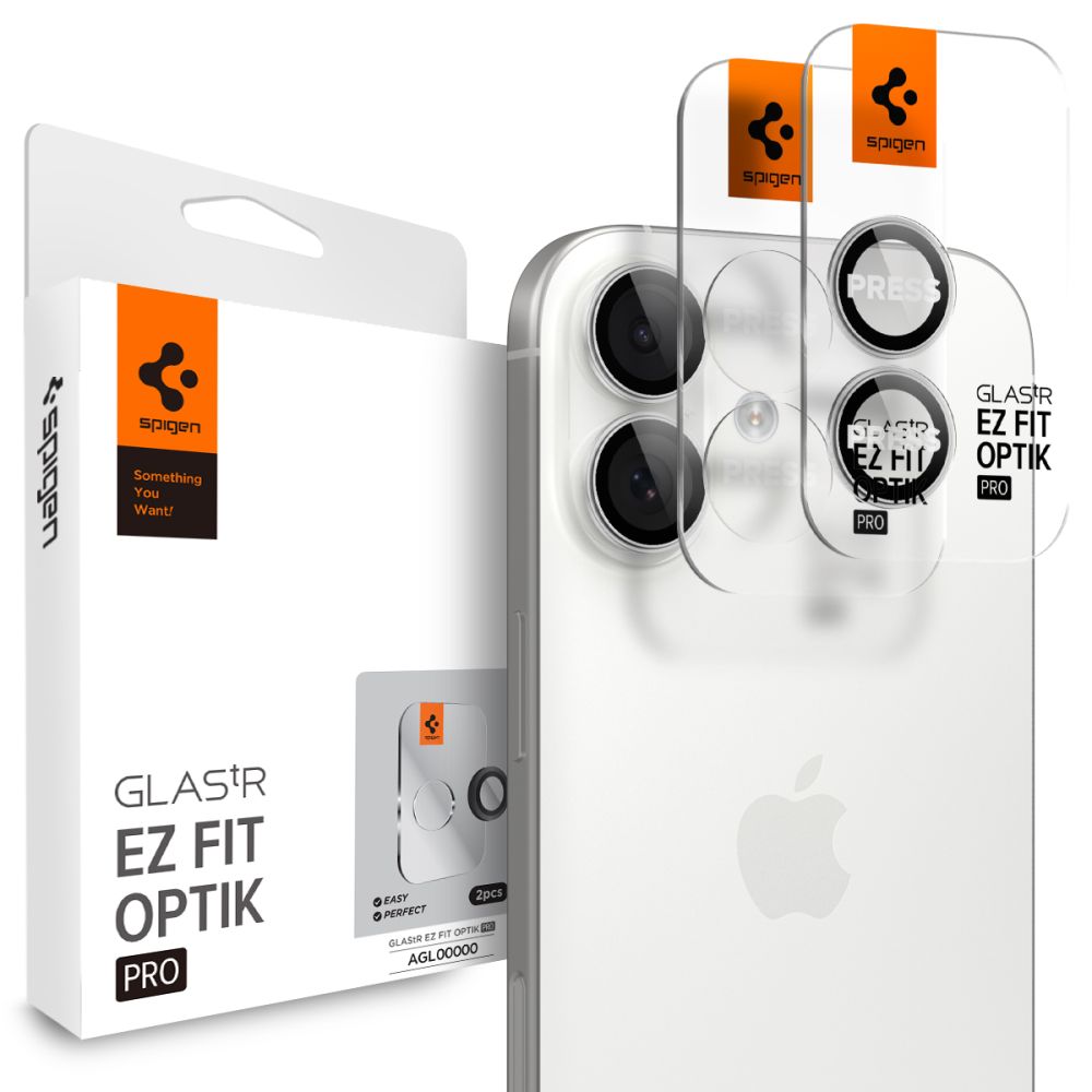 CREATOR: gd-jpeg v1.0 (using IJG JPEG v62), quality = 80 Spigen Optik Pro GLAS.TR ”EZ FIT” Camera Cover 2-pack for iPhone 16 / 16 Plus / 17 - Silvereng