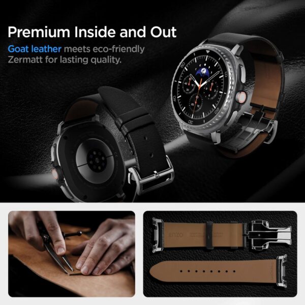 Spigen Enzo Strap for Samsung Galaxy Watch 40/44/46 mm - Blackeng