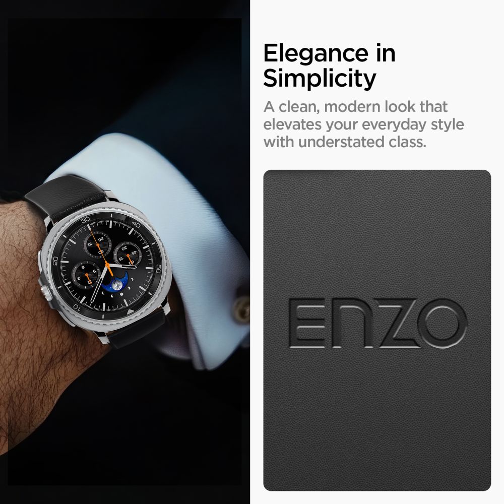 Spigen Enzo Strap for Samsung Galaxy Watch 40/44/46 mm - Blackeng