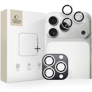 Tech-Protect Camring Fit+ Camera Cover for iPhone 14 Pro / Max / 15 Pro / Max / 16 Pro / Max / 17 Pro / Max - Silvereng