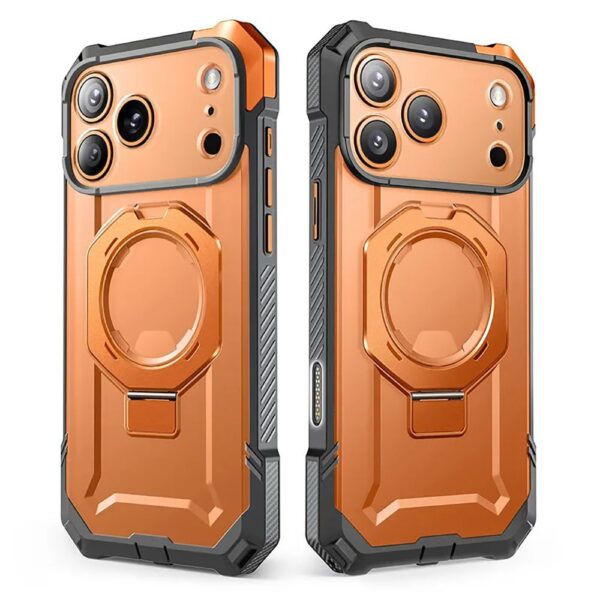 CREATOR: gd-jpeg v1.0 (using IJG JPEG v62), quality = 80 Supcase UB Grip Mag MagSafe Case for iPhone 17 Pro Max - Orange-Grayeng