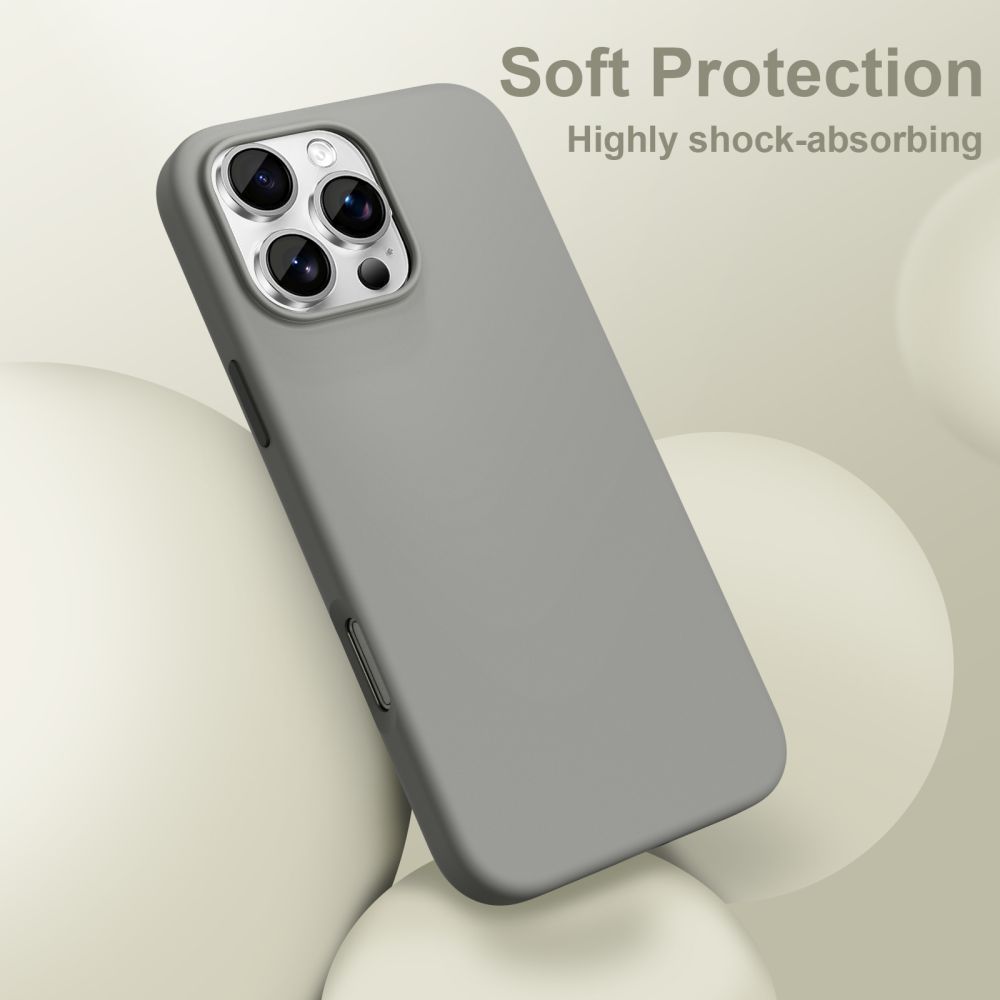 Tech-Protect Silicone MagSafe Case for iPhone 17 Pro Max - Grayeng