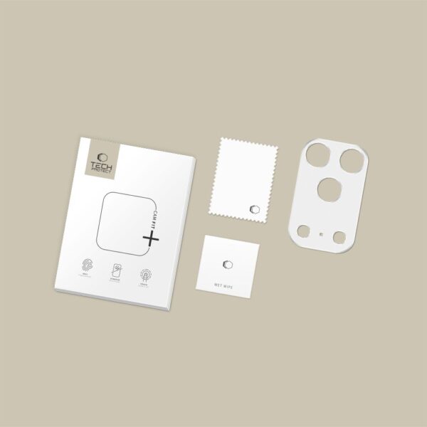 Tech-Protect Camalloy Fit+ Camera Cover for iPhone 17 Pro - Silvereng