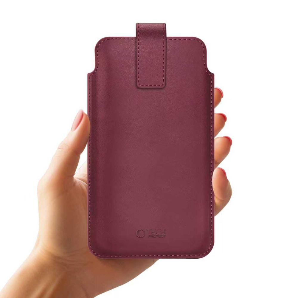 Tech-Protect SM65 case for 6.0-6.9" smartphones - burgundyeng