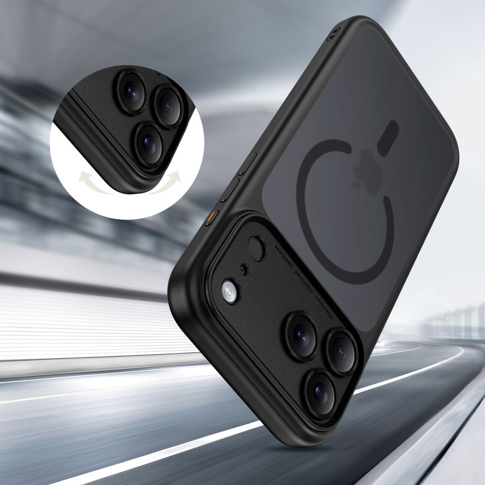 Tech-Protect Magpeak Magsafe CC Case for iPhone 17 Pro - Matte Blackeng