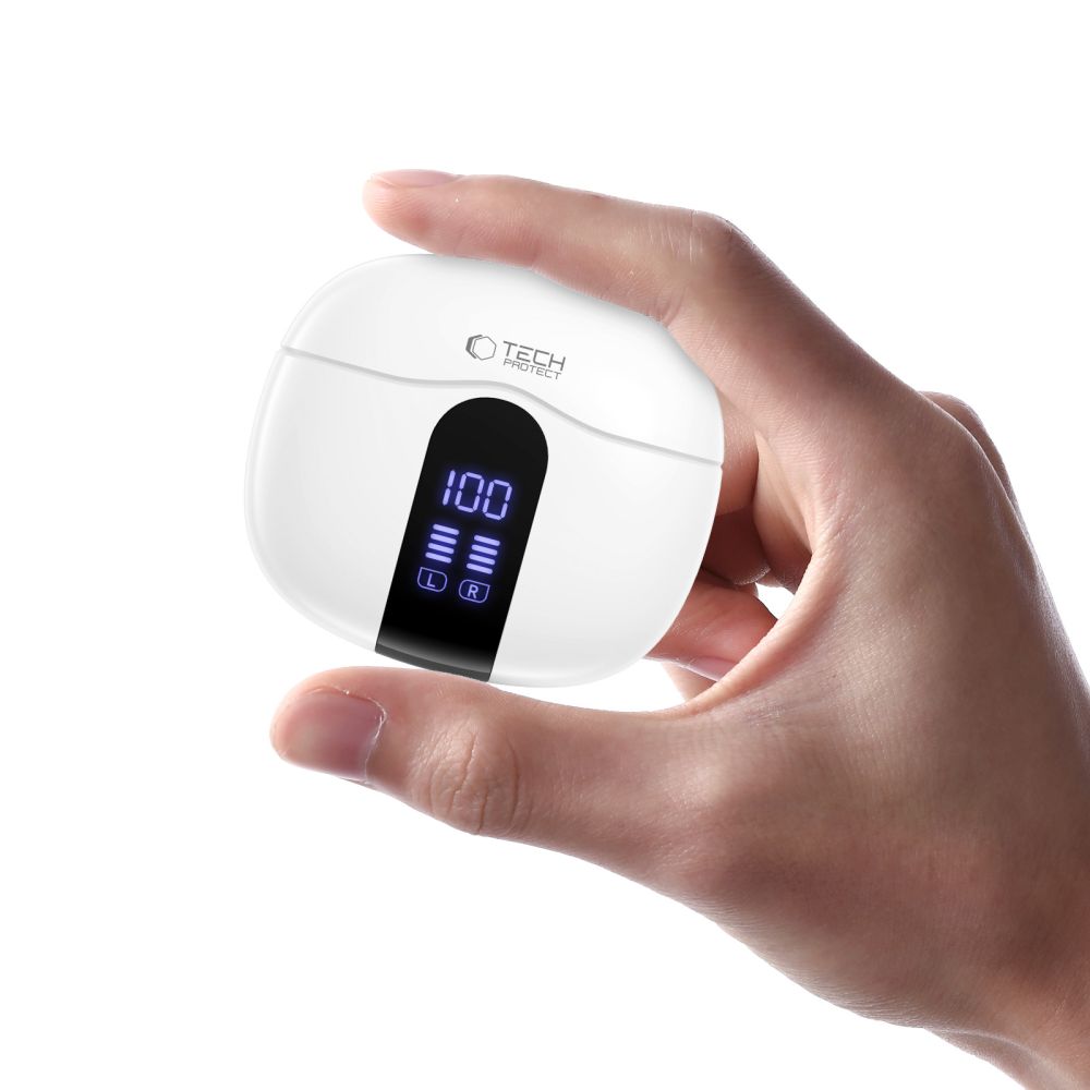 Tech-Protect UltraBoost TWS Core G2 Headphones - Whiteeng