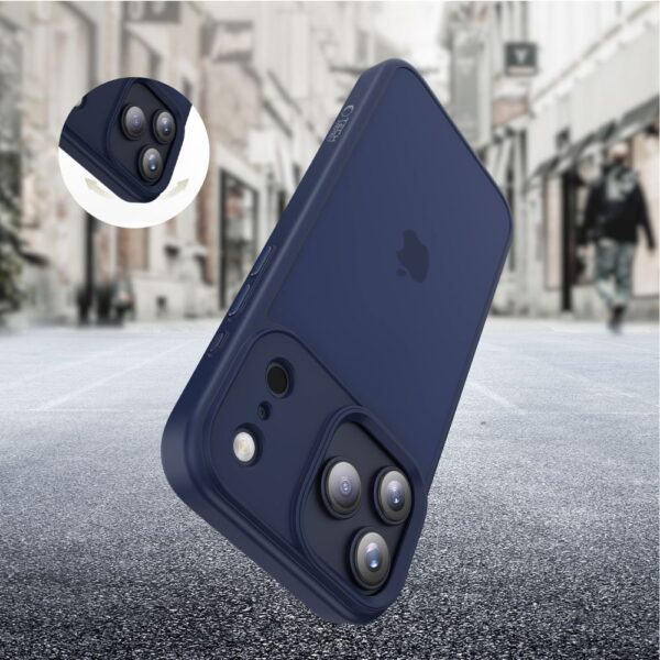 Tech-Protect MagMat Case for iPhone 17 Pro - Matte Navy Blueeng