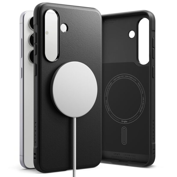 Ringke Onyx Magnetic MagSafe Case for Samsung Galaxy S25 FE - Blackeng