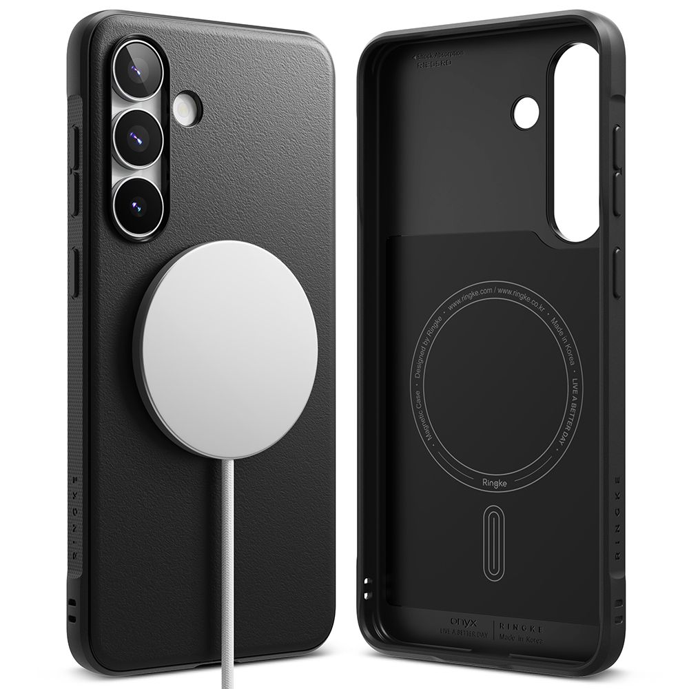 Ringke Onyx Magnetic MagSafe Case for Samsung Galaxy S25 FE - Blackeng