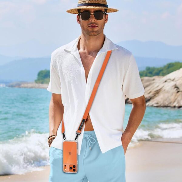 CREATOR: gd-jpeg v1.0 (using IJG JPEG v62), quality = 80 Tech-Protect C6S Rope Crossbody Leash - Orangeeng