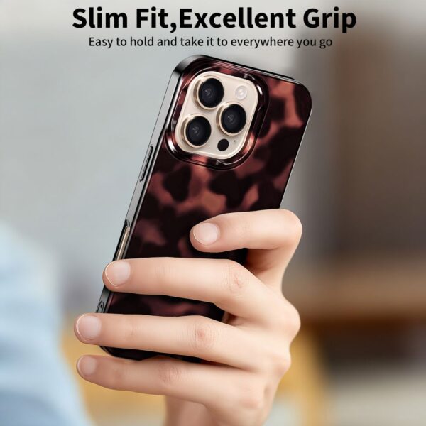 Tech-Protect Lamano MagSafe case for iPhone 16 Pro - black and redeng