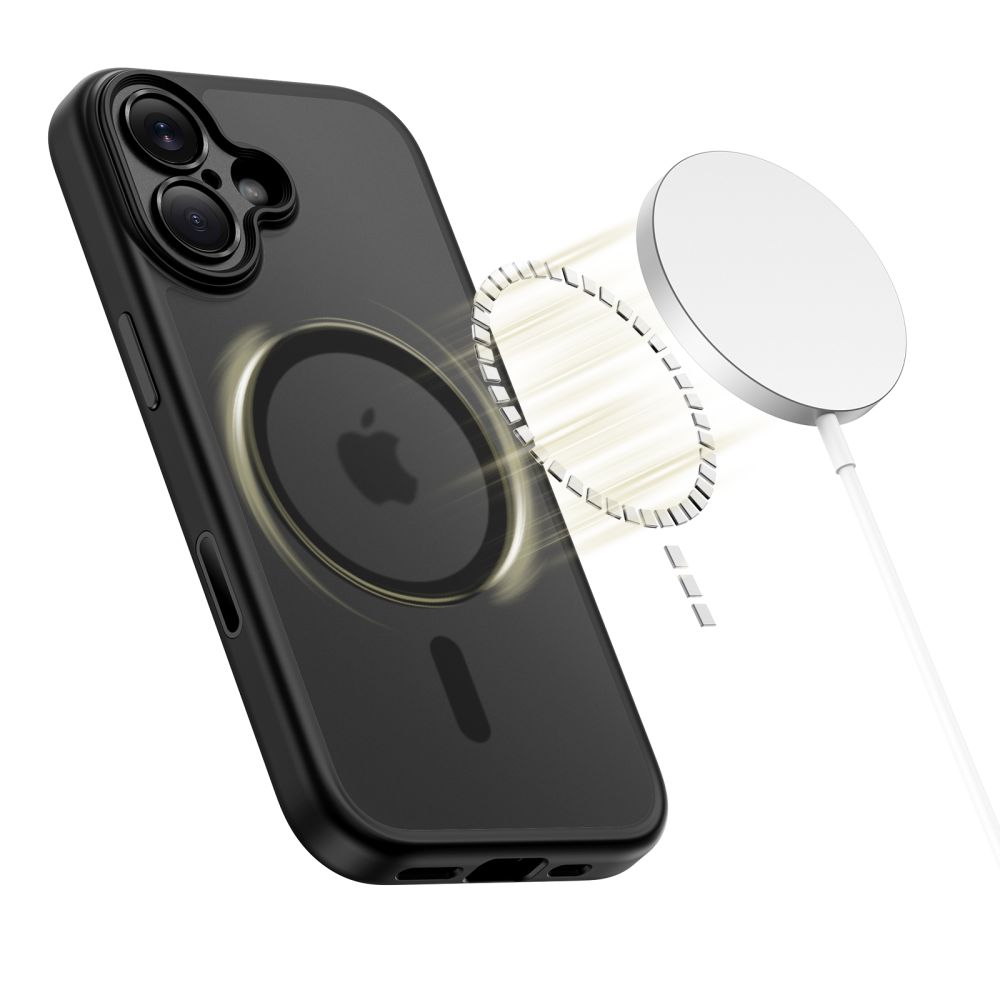 Tech-Protect Magpeak Magsafe CC Case for iPhone 17 - Matte Blackeng