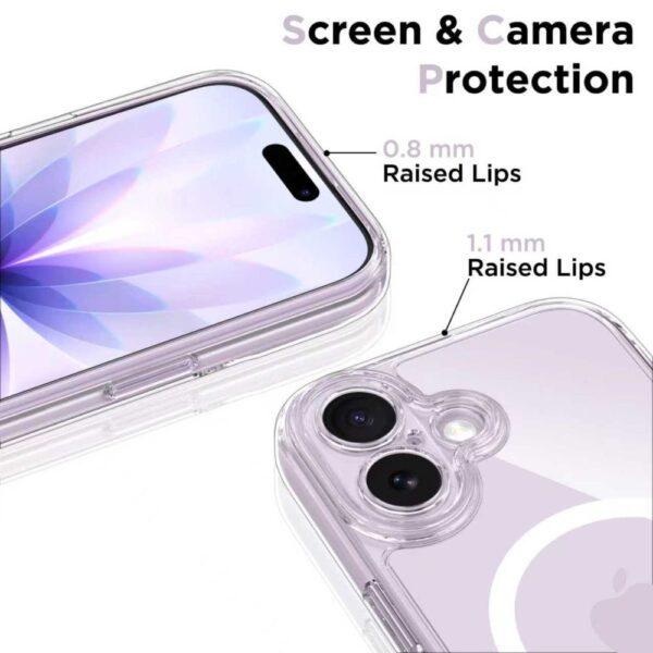 Tech-Protect Magpeak Magsafe CC Case for iPhone 17 - Cleareng