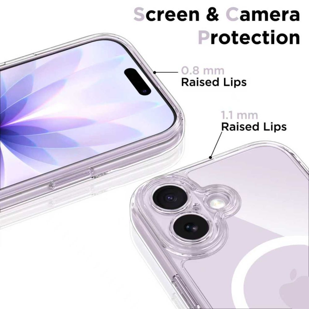 Tech-Protect Magpeak Magsafe CC Case for iPhone 17 - Cleareng