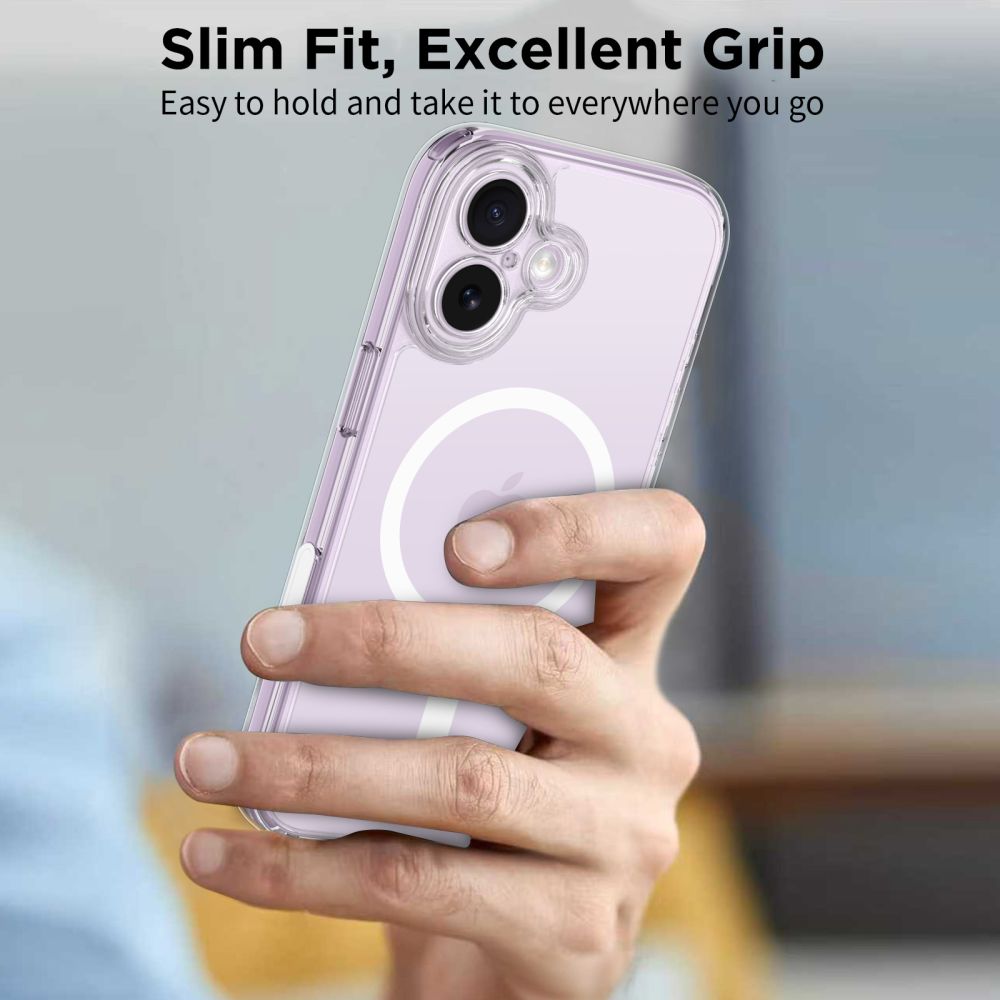 Tech-Protect Magpeak Magsafe CC Case for iPhone 17 - Cleareng