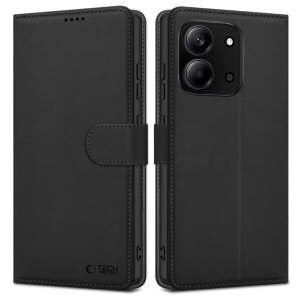 CREATOR: gd-jpeg v1.0 (using IJG JPEG v62), quality = 80 Tech-Protect Wallet Case for Xiaomi Redmi 15C 173mm / Poco 85C 173mm - Blackeng