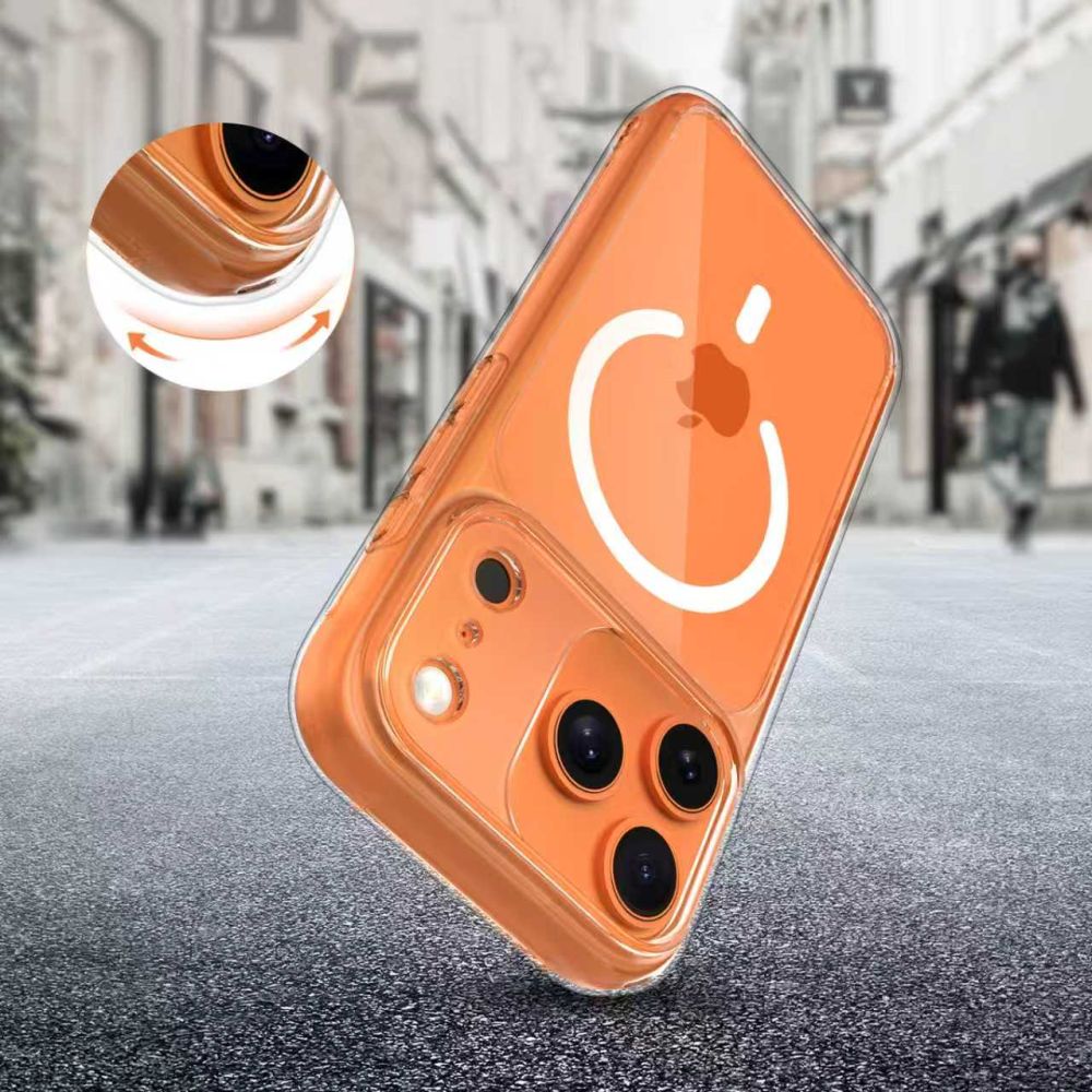 Tech-Protect Magpeak Magsafe CC Case for iPhone 17 Pro Max - Cleareng