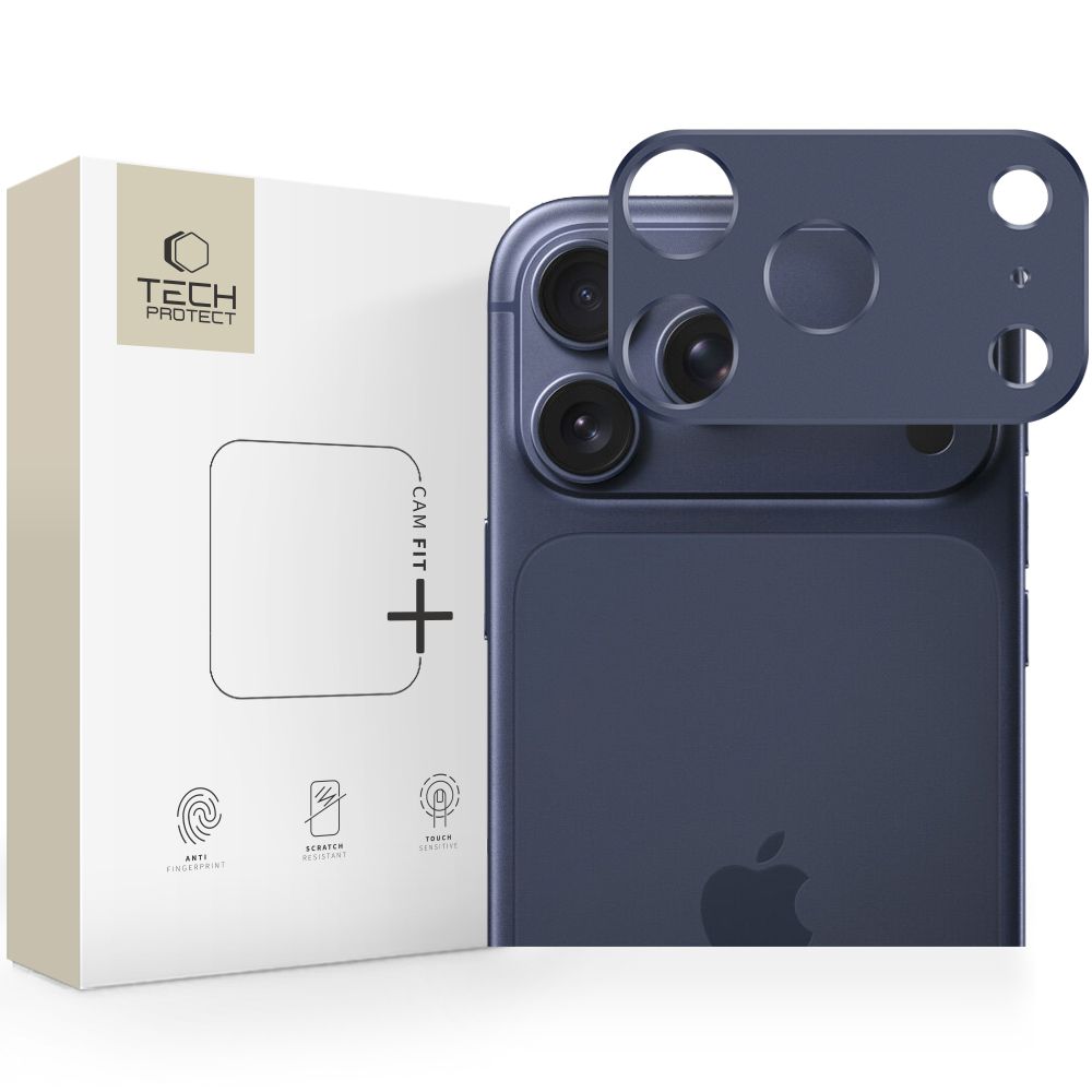 CREATOR: gd-jpeg v1.0 (using IJG JPEG v62), quality = 80 Tech-Protect Camalloy Fit+ Camera Cover for iPhone 17 Pro Max - Navy Blueeng