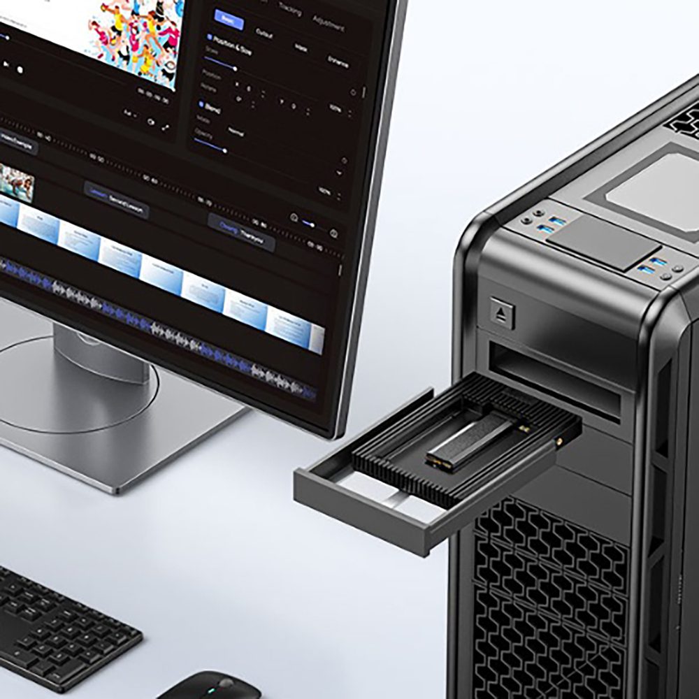 Orico D2NS-6G M.2 NGFF to 3.5" Drive Adapter - Blackeng