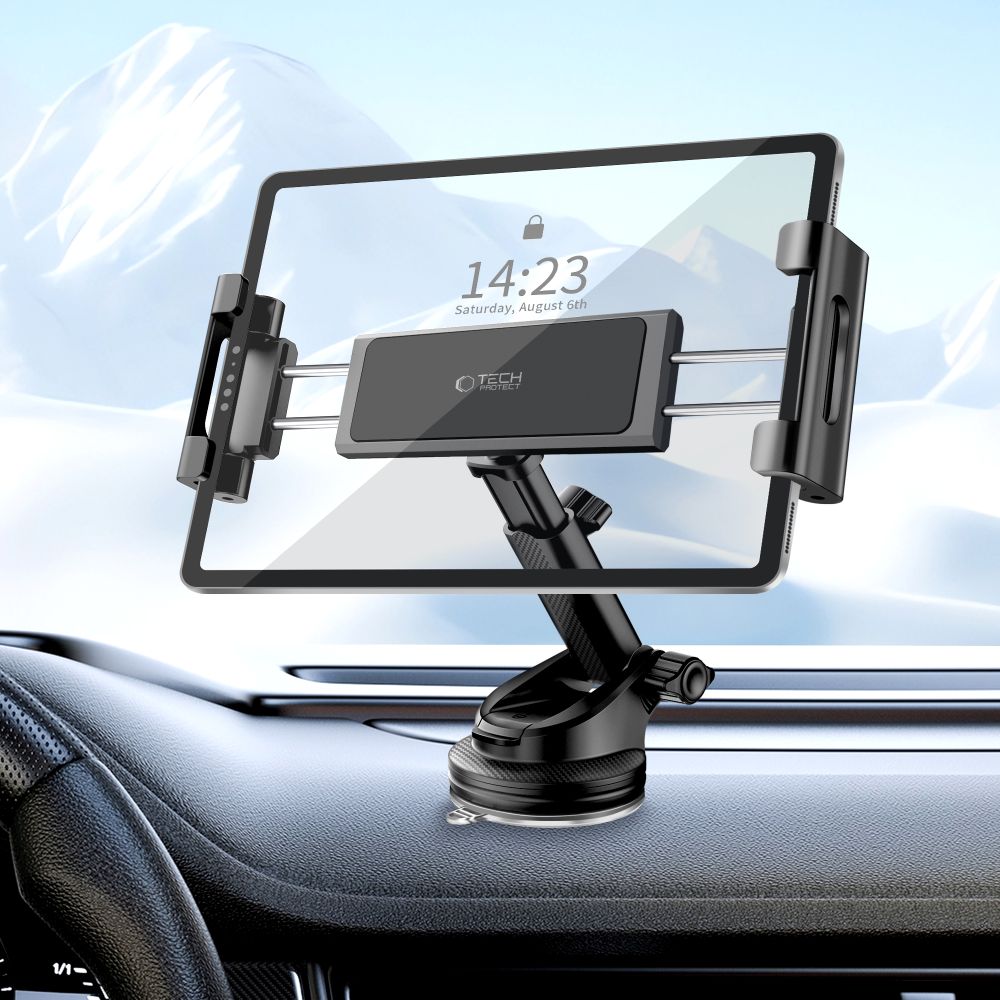 CREATOR: gd-jpeg v1.0 (using IJG JPEG v62), quality = 80 Tech-Protect V4 Car Tablet Holder for Cockpit Mount - Blackeng