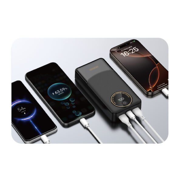 Powerbank Dudao K12Pro 22.5W PD 20000mAh USB-A, USB-C - blackeng