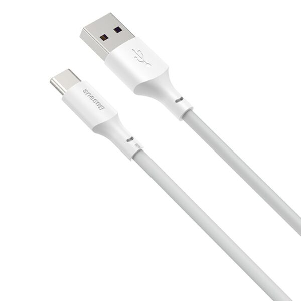 Baseus 2x USB-A - USB Type C cable fast charging Quick Charge 40 W 5 A 1.5 m - white (TZCATZJ-02)eng