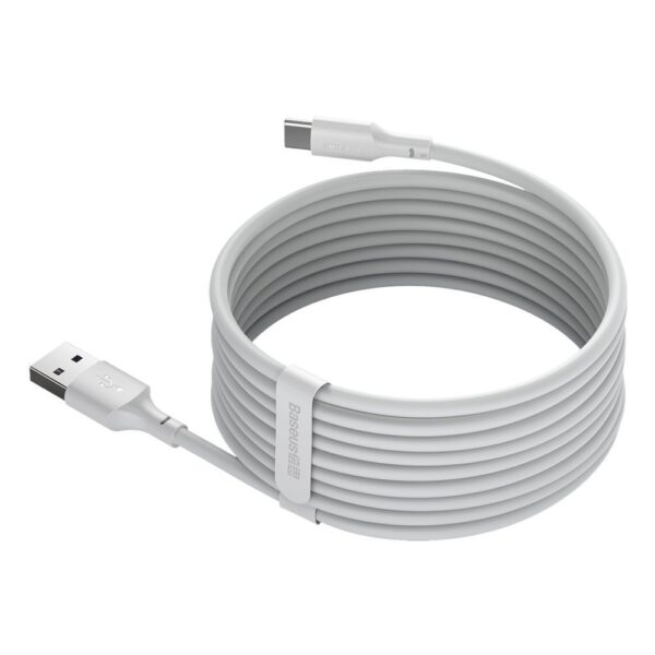 Baseus 2x USB-A - USB Type C cable fast charging Quick Charge 40 W 5 A 1.5 m - white (TZCATZJ-02)eng