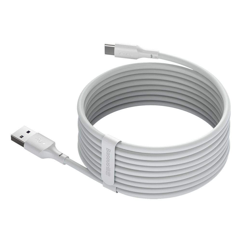 Baseus 2x USB-A - USB Type C cable fast charging Quick Charge 40 W 5 A 1.5 m - white (TZCATZJ-02)eng