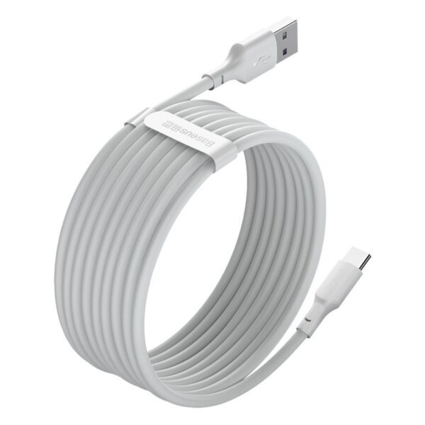Baseus 2x USB-A - USB Type C cable fast charging Quick Charge 40 W 5 A 1.5 m - white (TZCATZJ-02)eng