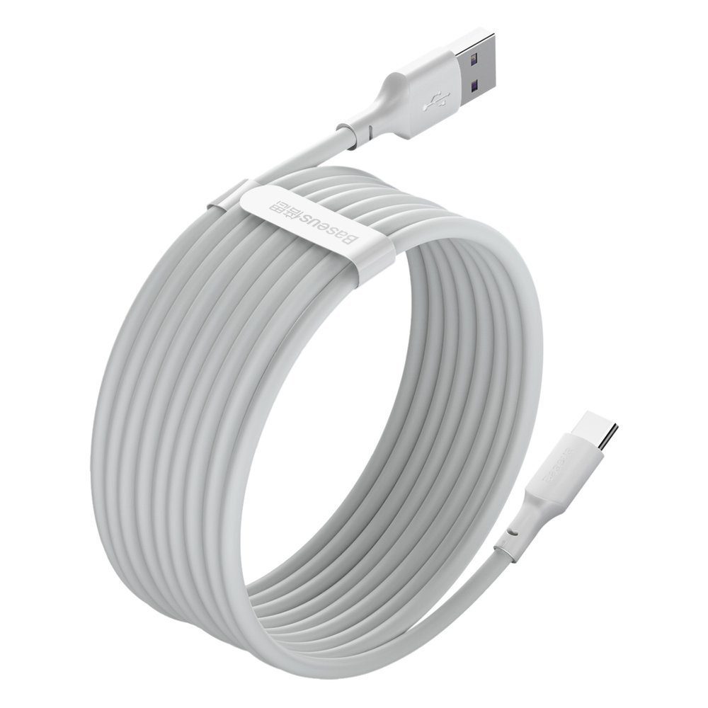 Baseus 2x USB-A - USB Type C cable fast charging Quick Charge 40 W 5 A 1.5 m - white (TZCATZJ-02)eng