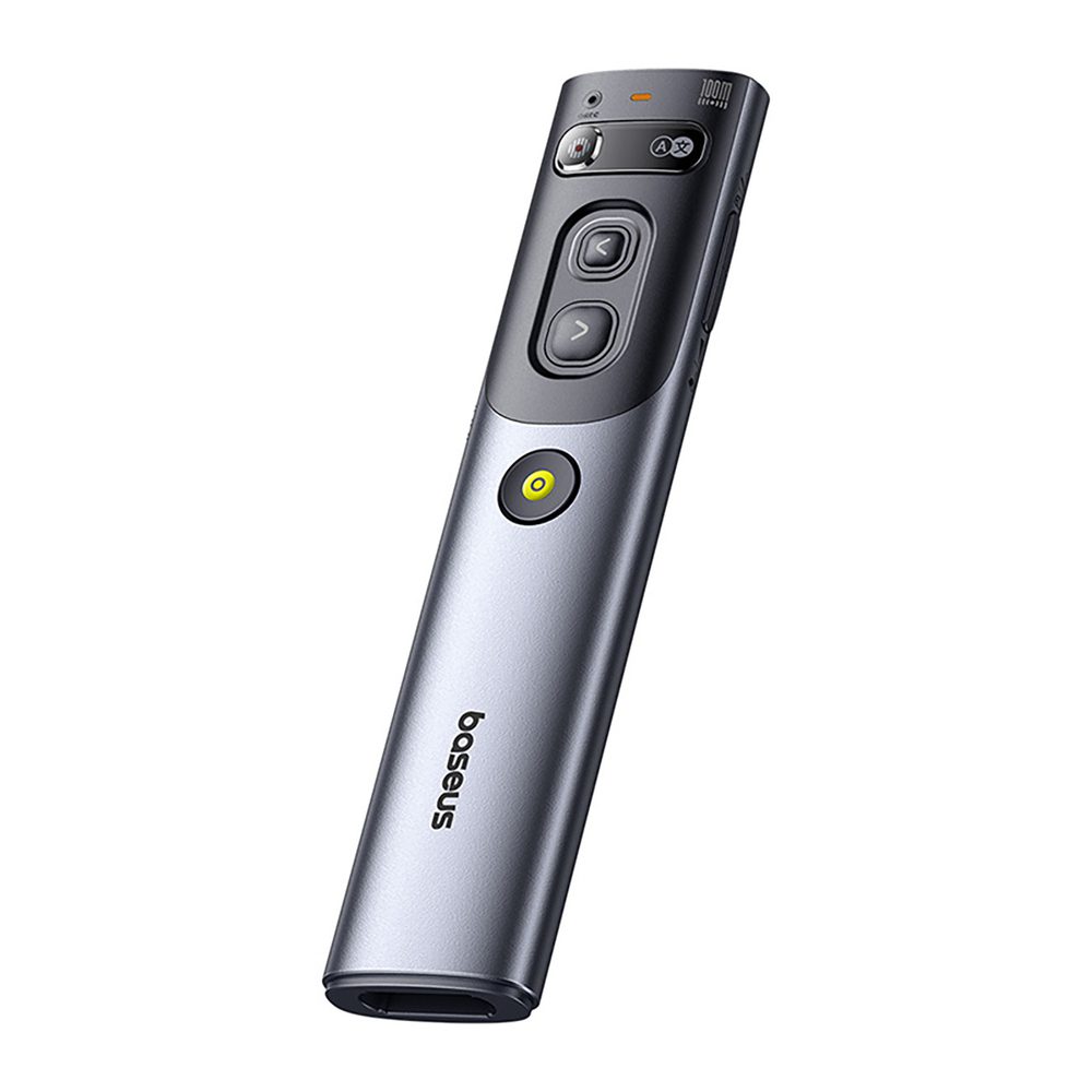 Baseus Orange Dot Laser Pointer with AI and Automatic Translation - Gray (with battery)eng