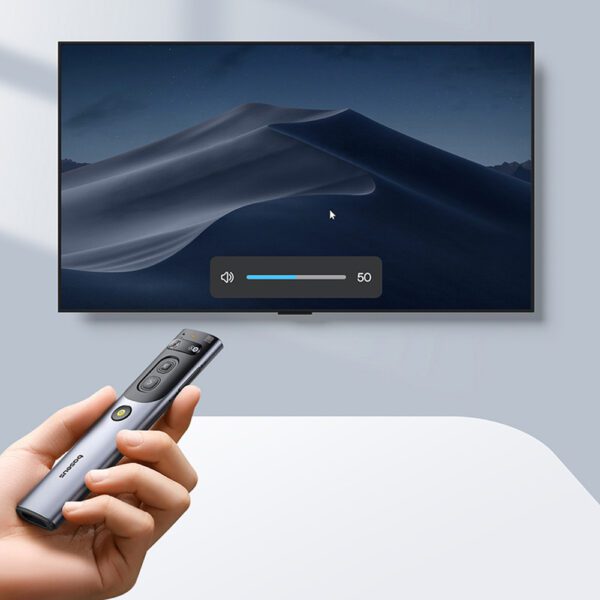 Baseus Orange Dot Laser Pointer with AI and Automatic Translation - Gray (with battery)eng