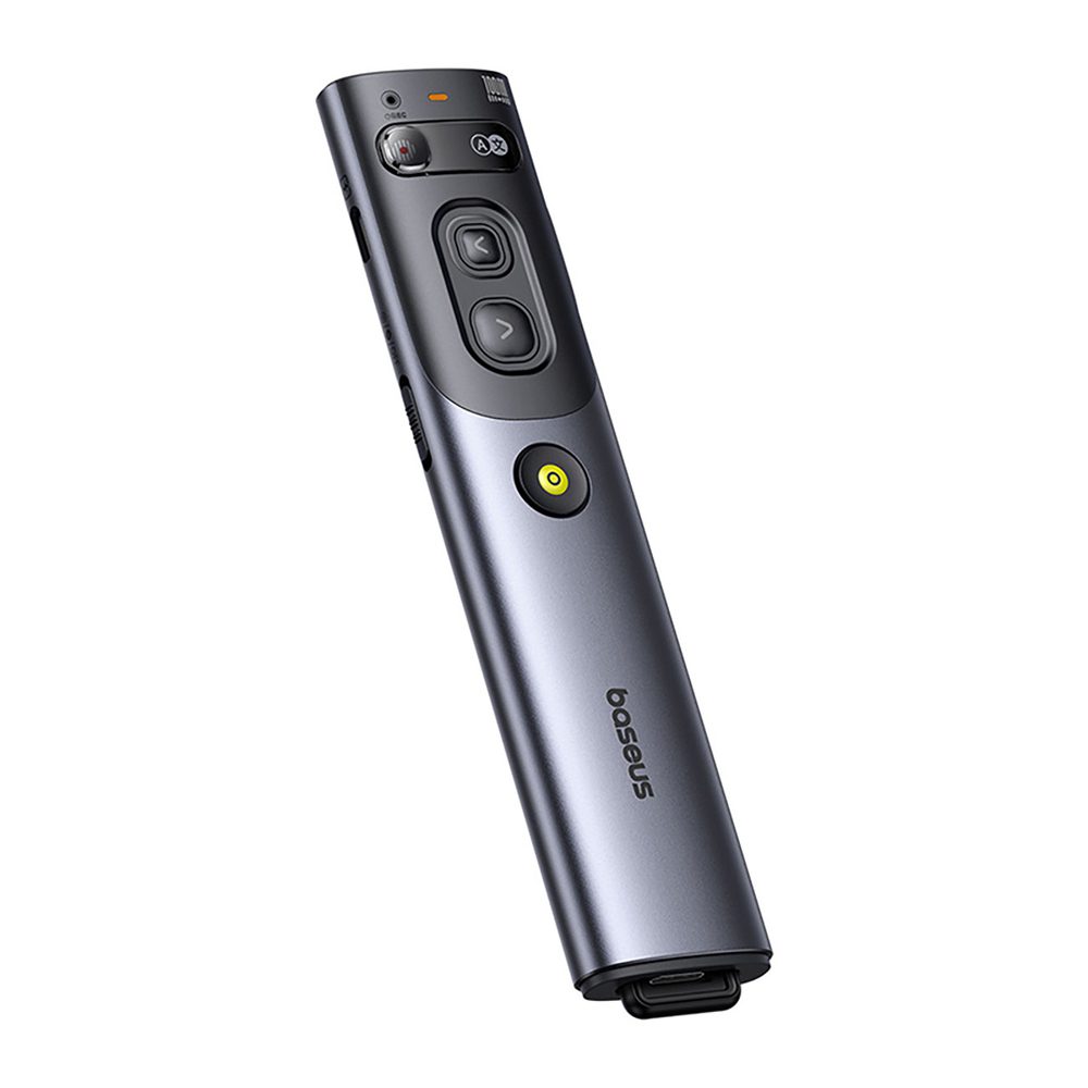 Baseus Orange Dot Laser Pointer with AI and Automatic Translation - Gray (with battery)eng