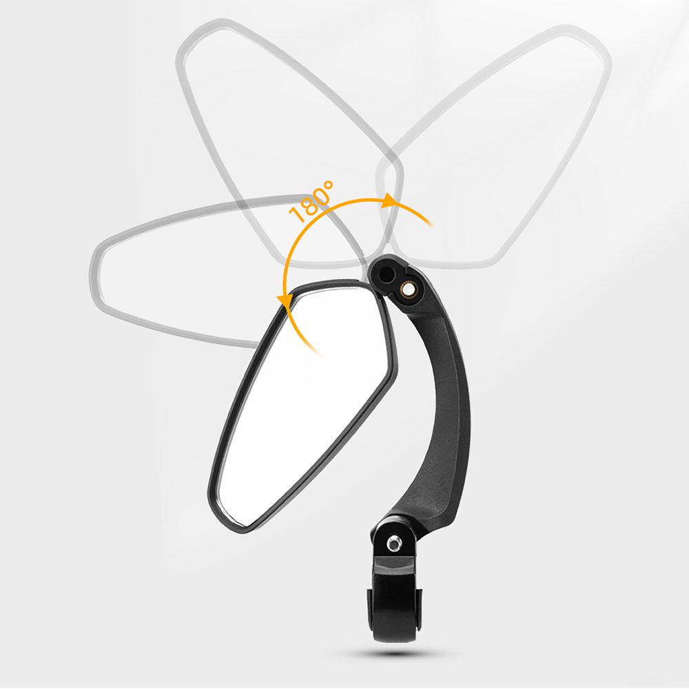 Rockbros 26210001004 bicycle mirror, right, rear - blackeng