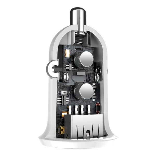 Baseus car charger Grain Pro 2x USB 4,8A white