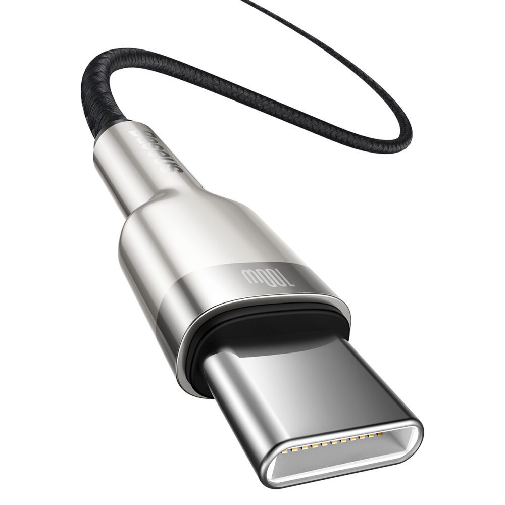 Baseus cable Cafule Metal PD USB-C - USB-C 1,0 m black 100W