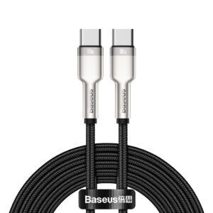 Baseus cable Cafule Metal PD USB-C - USB-C 2,0 m black 100W