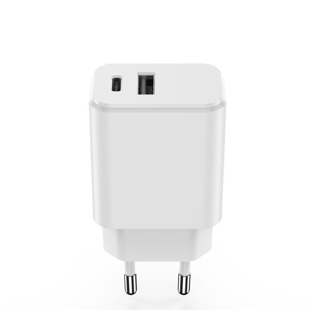 Setty charger 1x USB + USB-C 3A 20W white