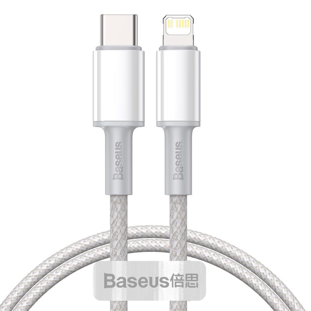 218574_oryg Baseus cable High Density PD USB-C - Lightning 1,0 m white 20W