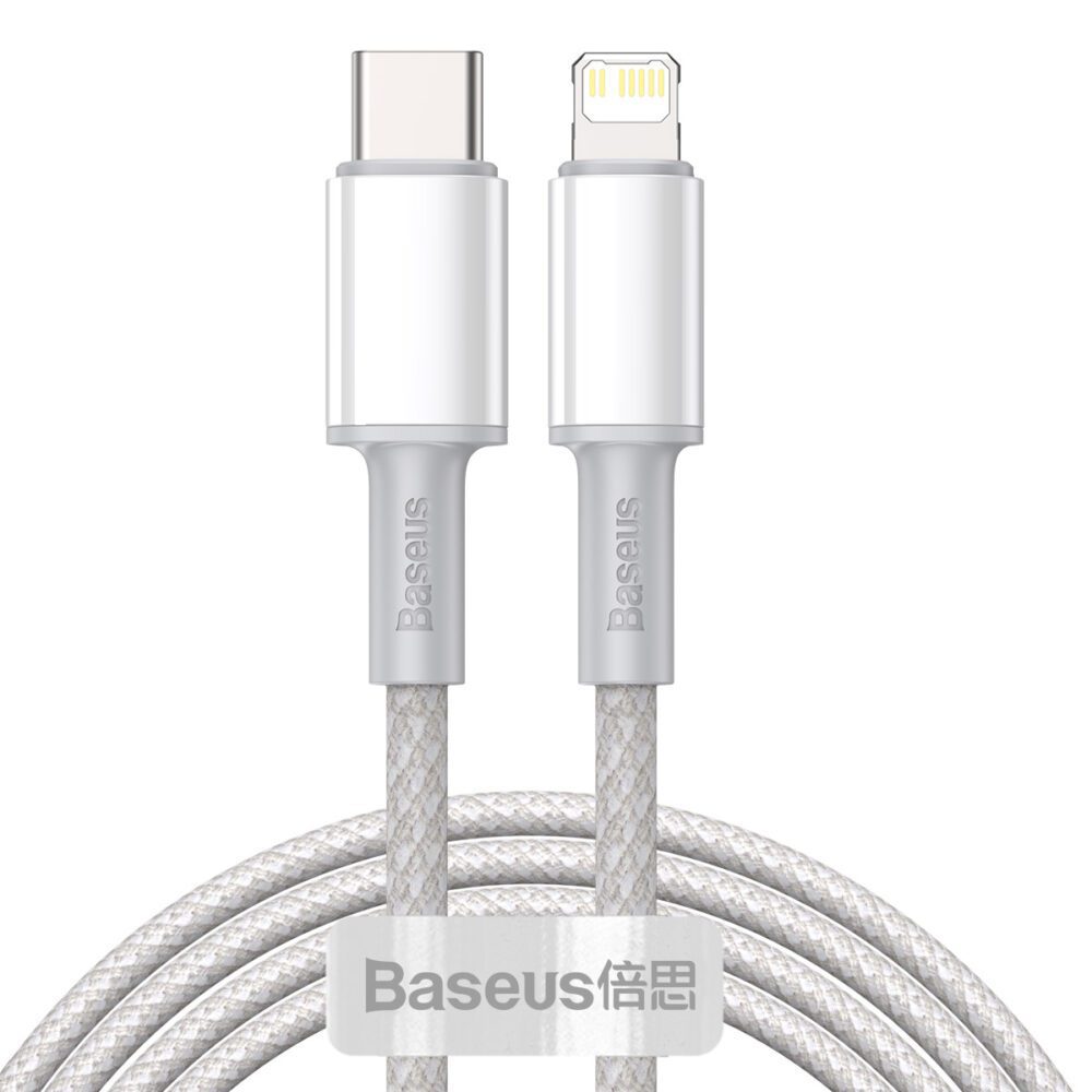 218590_oryg Baseus cable High Density PD USB-C - Lightning 2,0 m white 20W