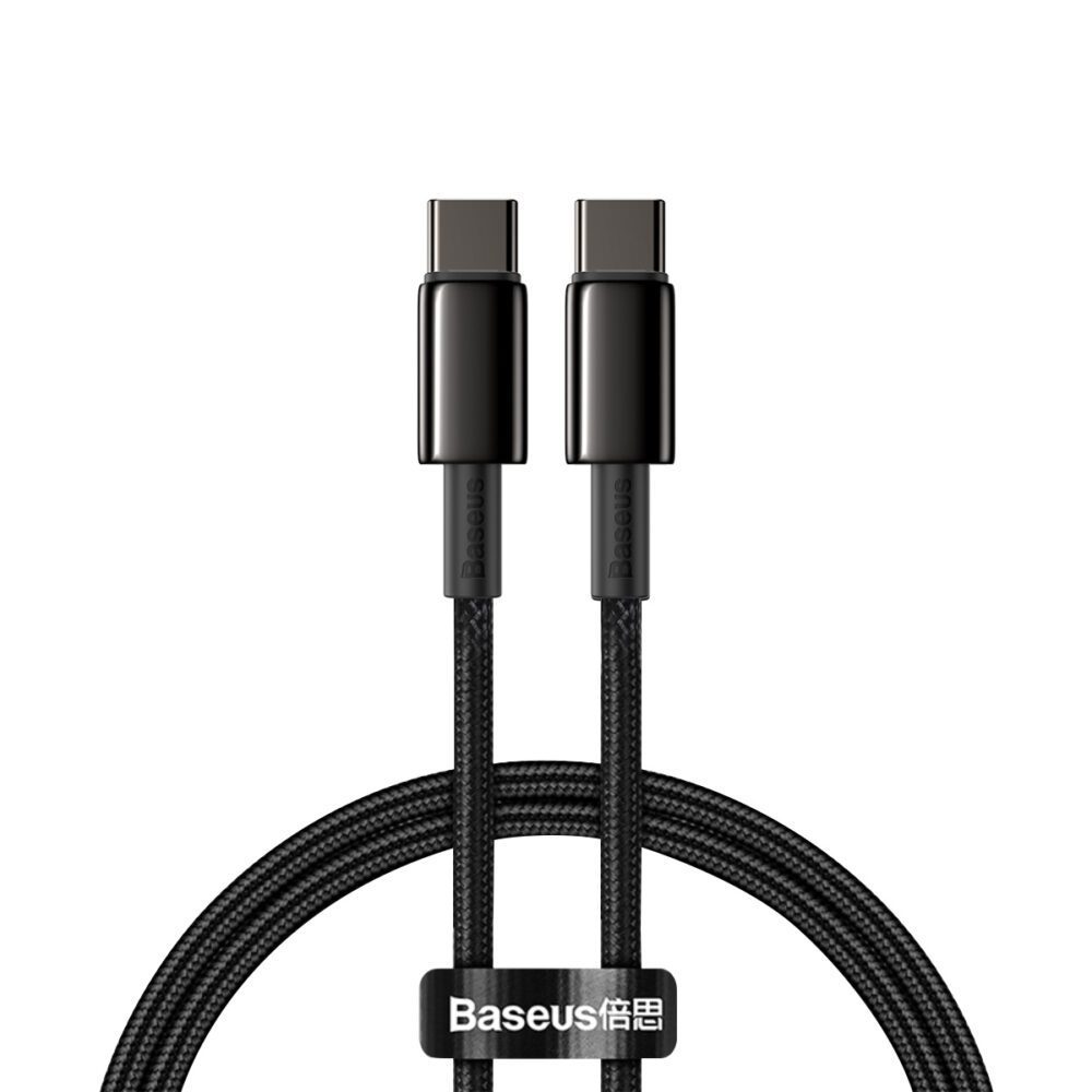 218603_oryg Baseus cable Tungsten PD USB-C - USB-C 1,0 m black 100W