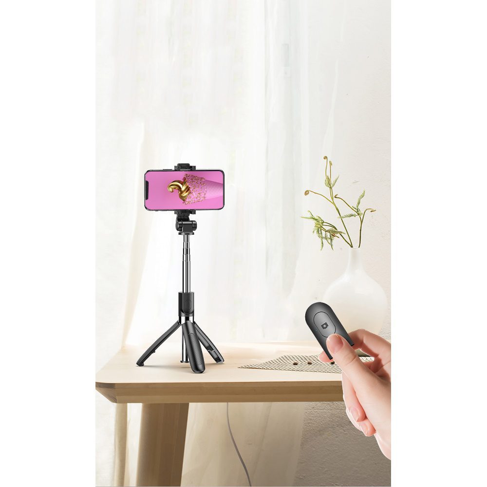 219951_oryg XO selfie stick Bluetooth tripod SS08 black 68cm