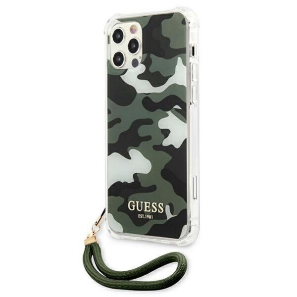 230525_oryg Guess case for iPhone 12 Pro Max 6,7" GUHCP12LKSARKA khaki hard case Camo Collection