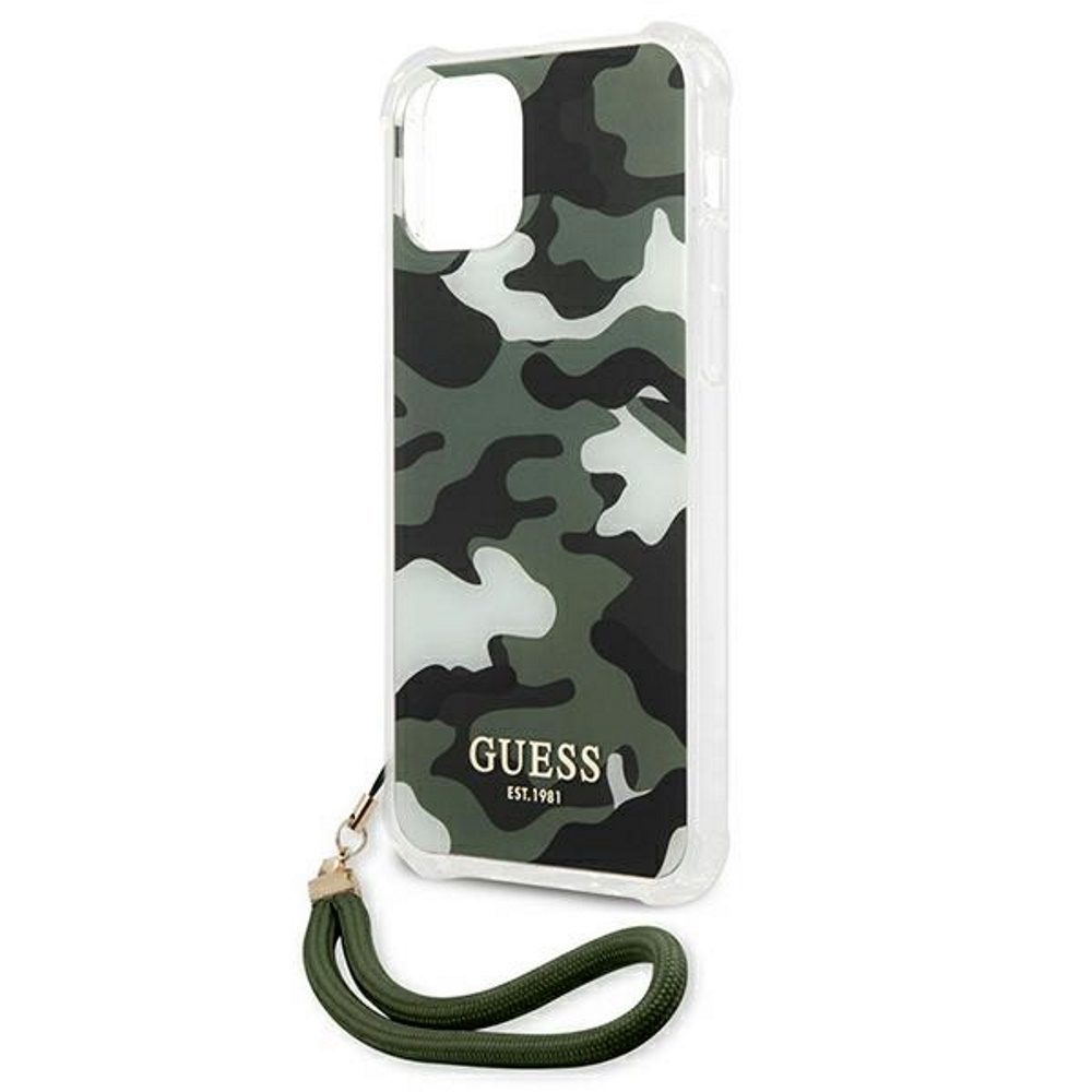 230526_oryg Guess case for iPhone 12 Pro Max 6,7" GUHCP12LKSARKA khaki hard case Camo Collection