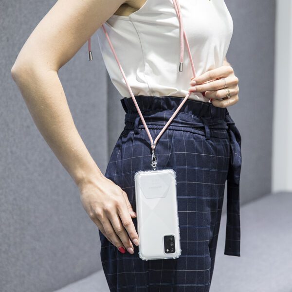 Universal neck strap for phones violet