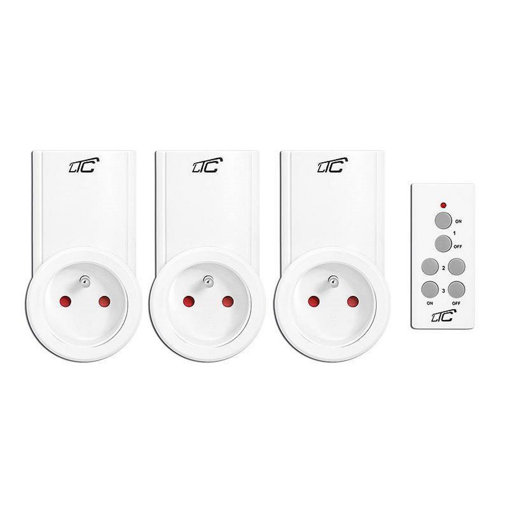 Remote controlled mains socket x3 LTC