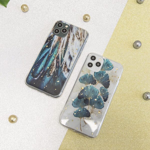Gold Glam case for Xiaomi Redmi 13C 4G / 13C 5G / Poco C65 feathers