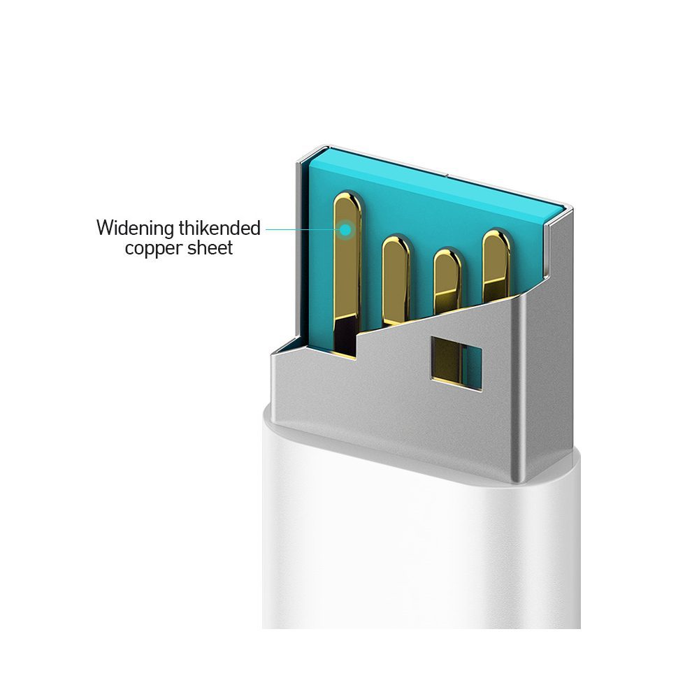 BWOO Cable USB - Lightning 1m 3A White X172L