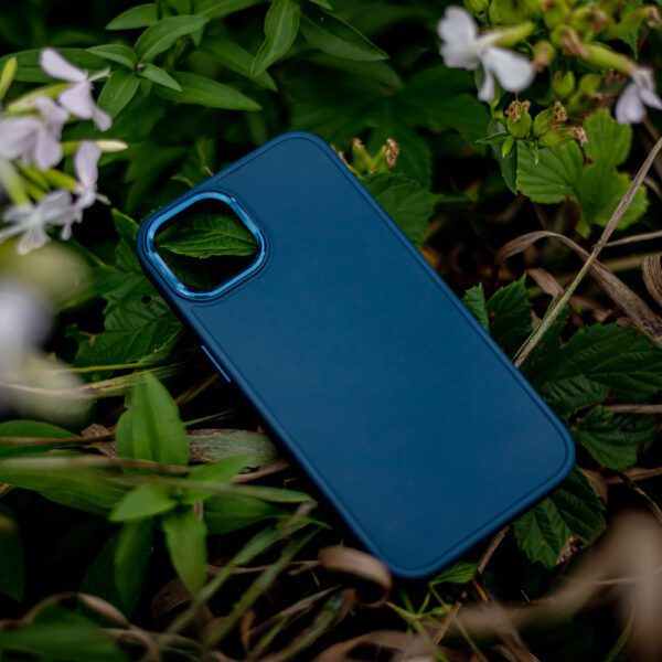 Satin case for Samsung Galaxy S23 Plus dark blue